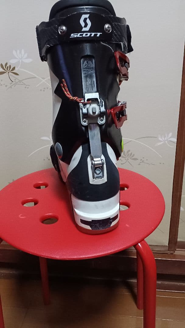 SCOTT テレマークスキー ブーツ ホワイト/ブラック/レッド