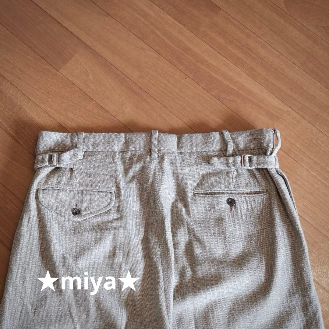 A.PRESSE / Herringbone Trousers / スラックス