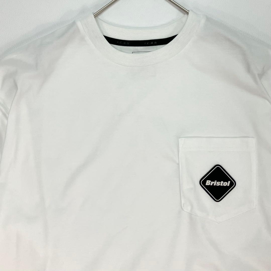 トップス FCRB BLURRED LOGO L/S TEAM POCKET TEE 25