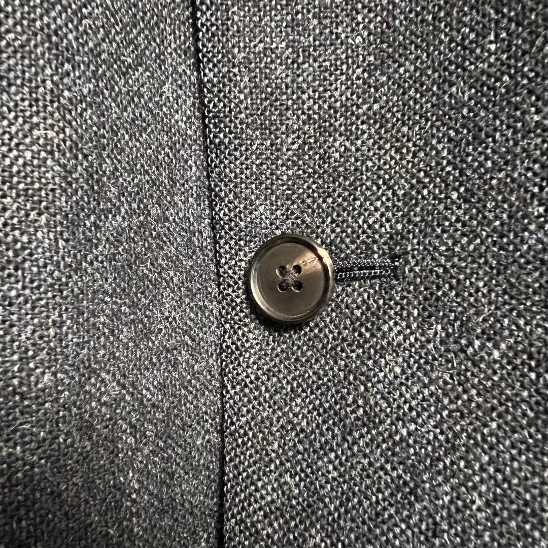 (希少)bishitto 英国製 MOON ツイードスーツセットアップ　紺色