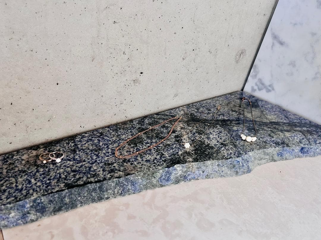 ●超高級　超貴重● 天然御影石 青系 ●ディスプレイ　飾り台　台座● インテリア