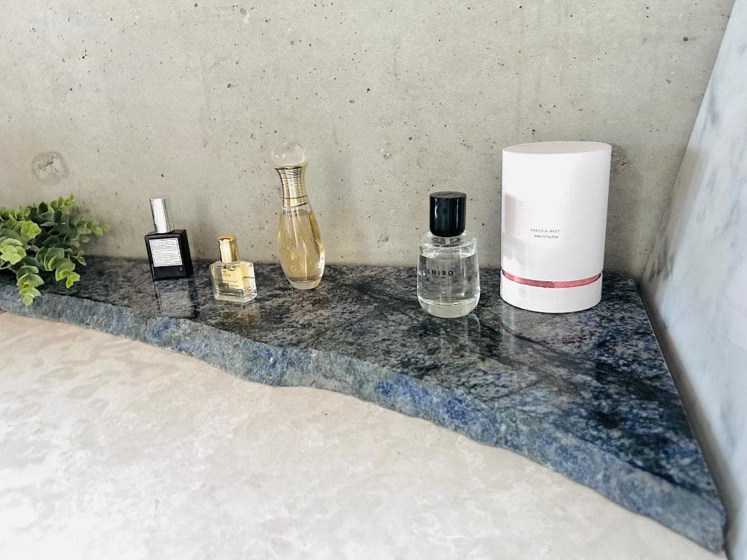 ●超高級　超貴重● 天然御影石 青系 ●ディスプレイ　飾り台　台座● インテリア