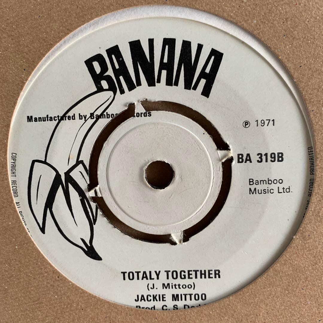 U.K 7” Totary Together - Jackie Mittoo