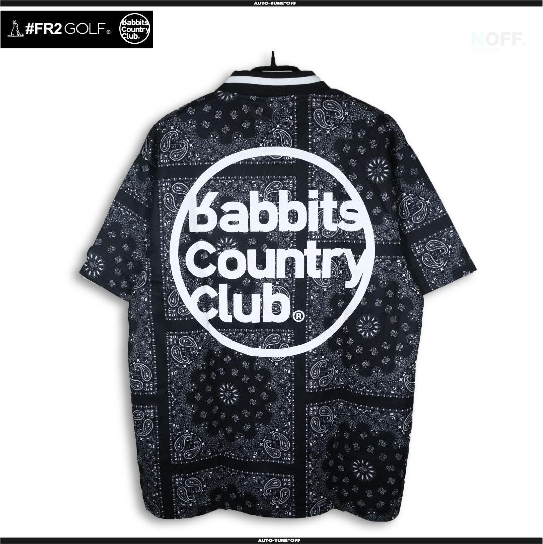 FR2GOLF 店舗限定 ペイズリー ポロシャツ BLACK