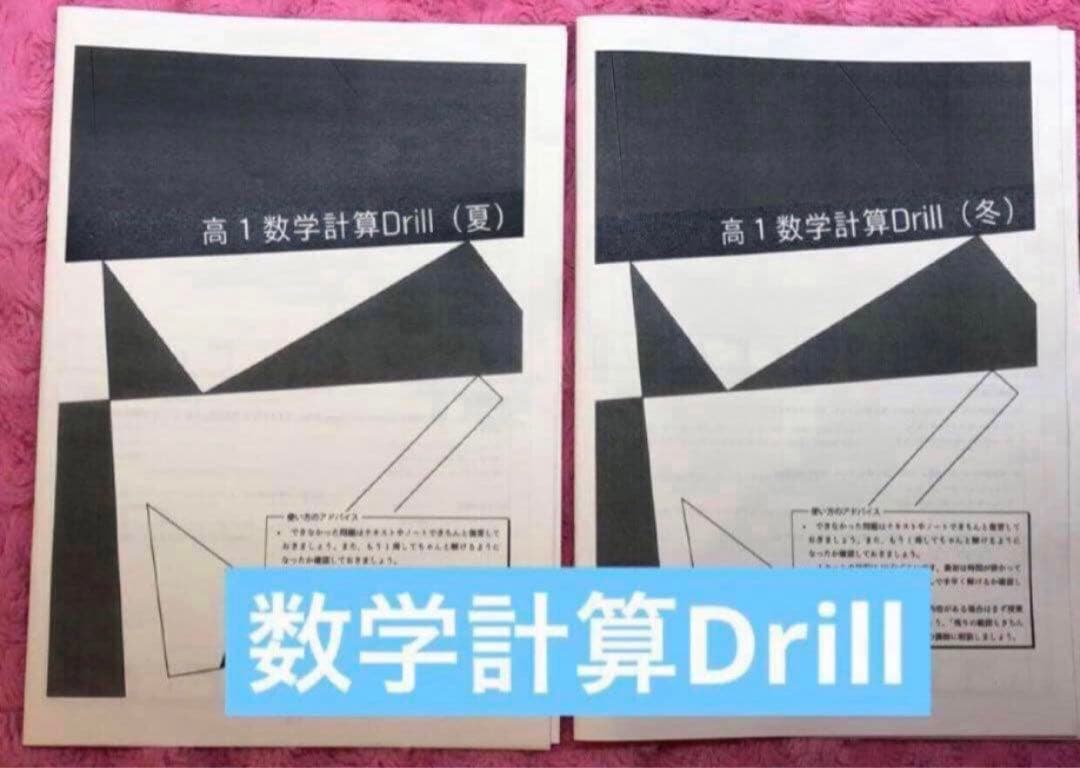 確認用【フル独学可】鉄緑会 高1 数学 発展講座I/II ノート　プリント　講習