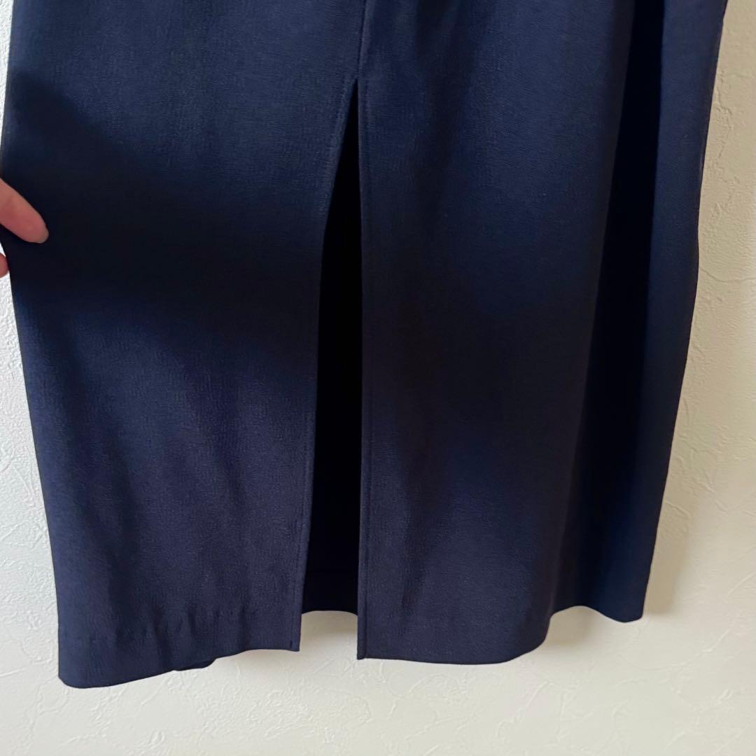 VERMEIL par iena アセテートバックサテンジョーゼットワンピース