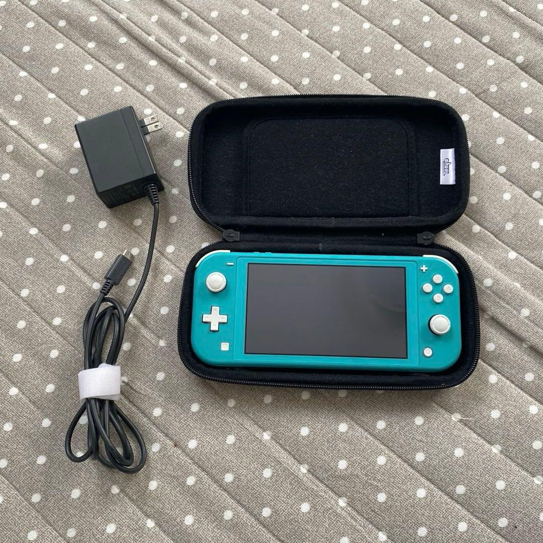 Nintendo Switch Lite ターコイズ 本体　カバーセット