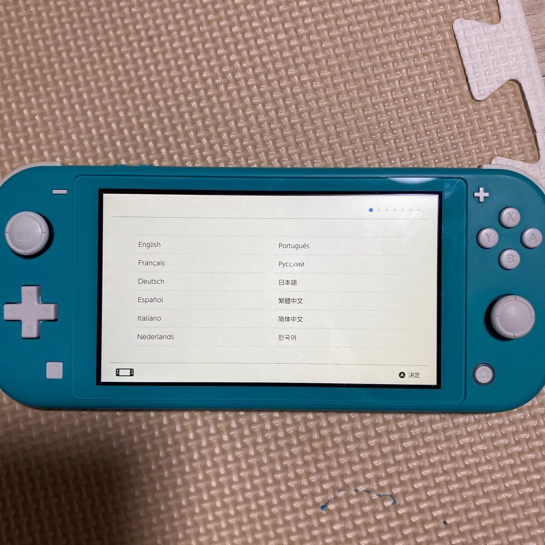 Nintendo Switch Lite ターコイズ 本体　カバーセット