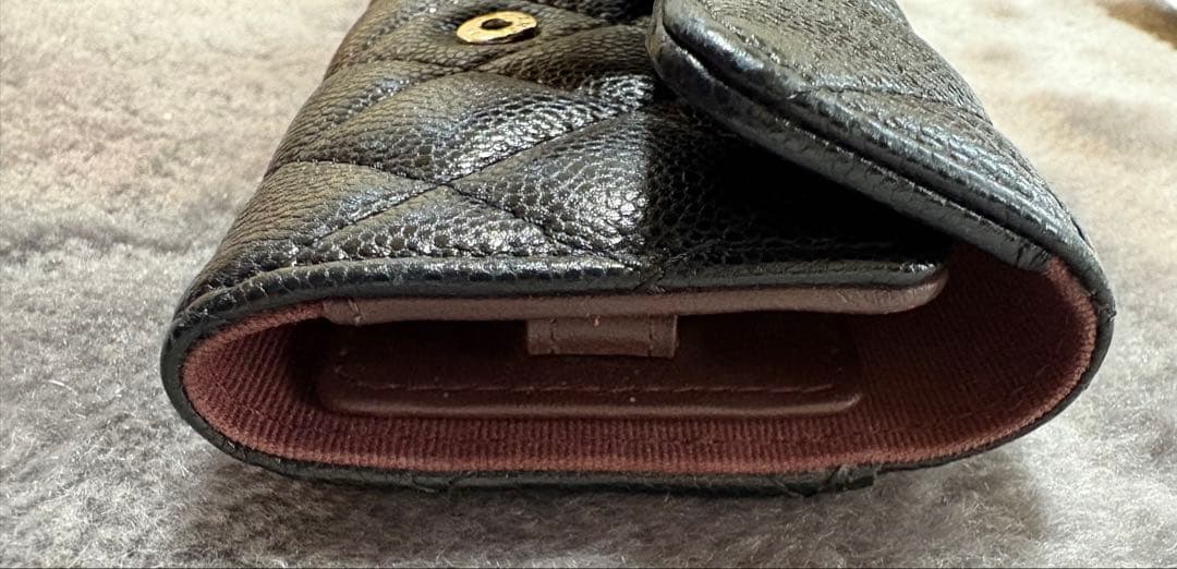 CHANEL キーケース キャビアスキン