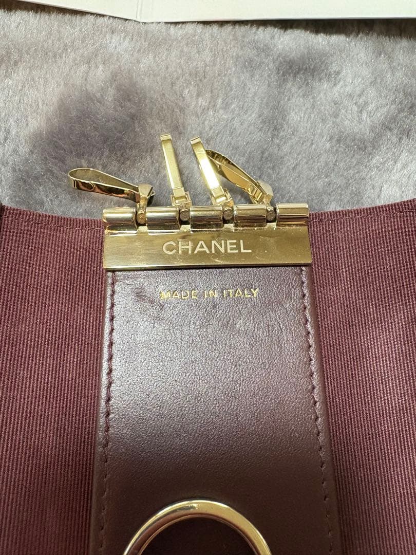 CHANEL キーケース キャビアスキン