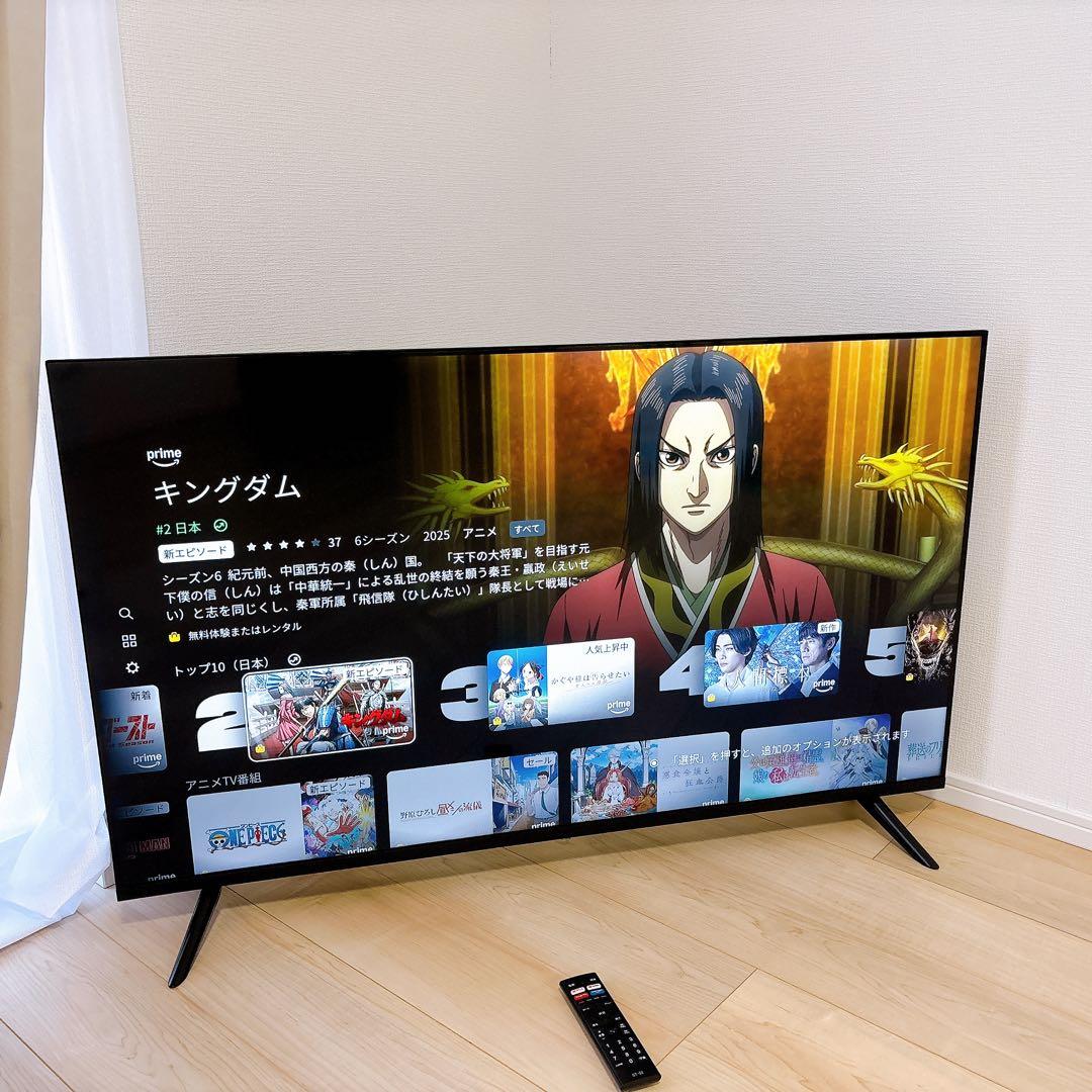 ★初期化済★4K チューナーレススマートテレビ 50インチ2022年製HDR画質