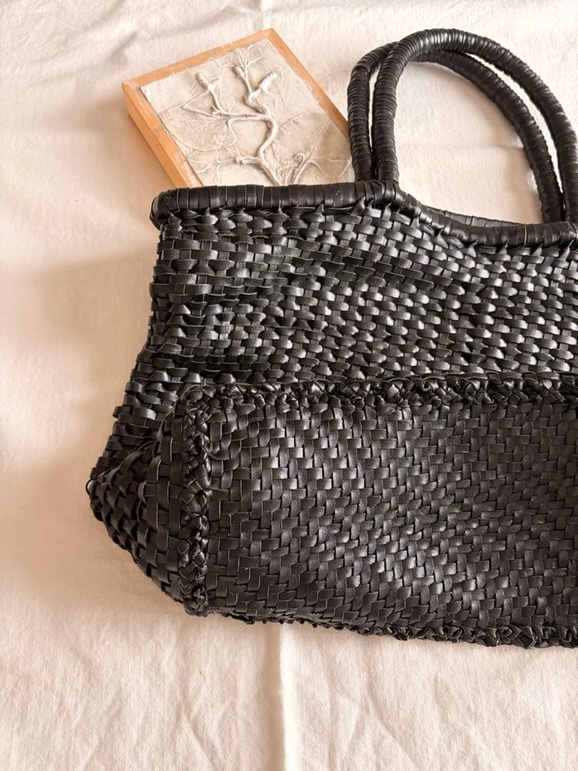 レザー　かごバッグ　メッシュバッグ　本革　検）トゥモローランド