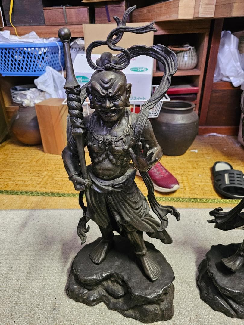 値下げ限界‼️金剛力士像 阿吽 一対