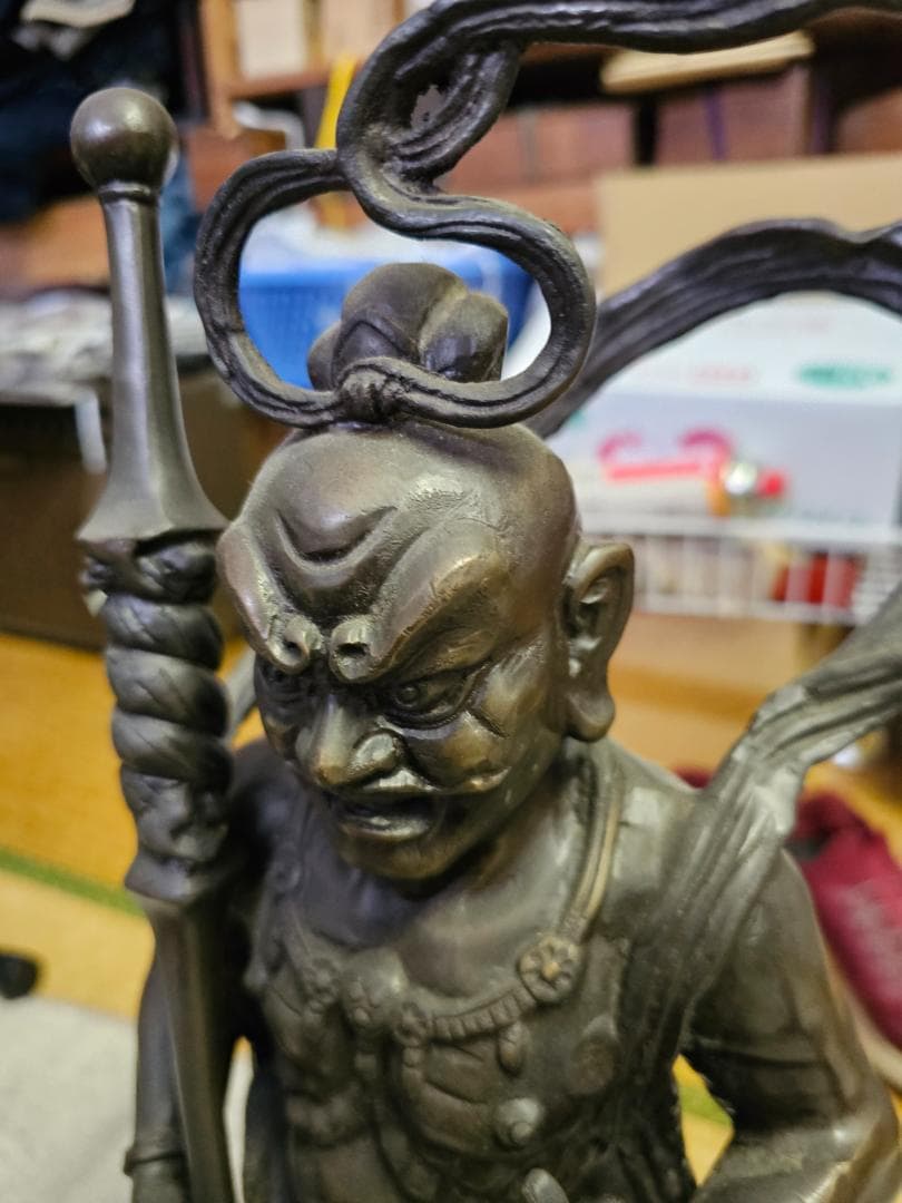 値下げ限界‼️金剛力士像 阿吽 一対