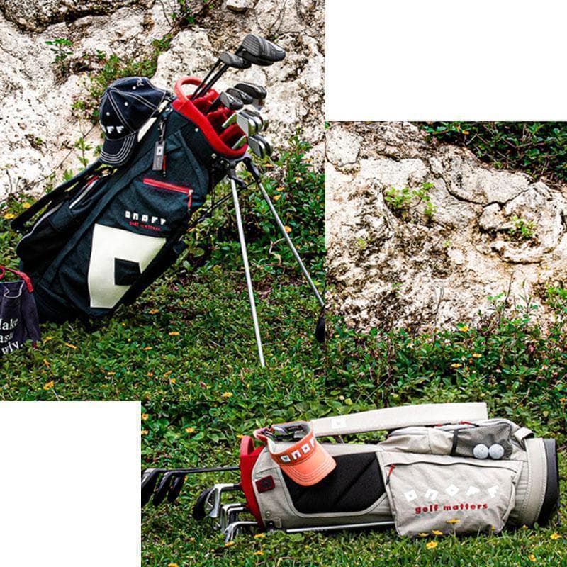 新品 ONOFF オノフ キャディバッグ スタンド OB0324 ネイビー