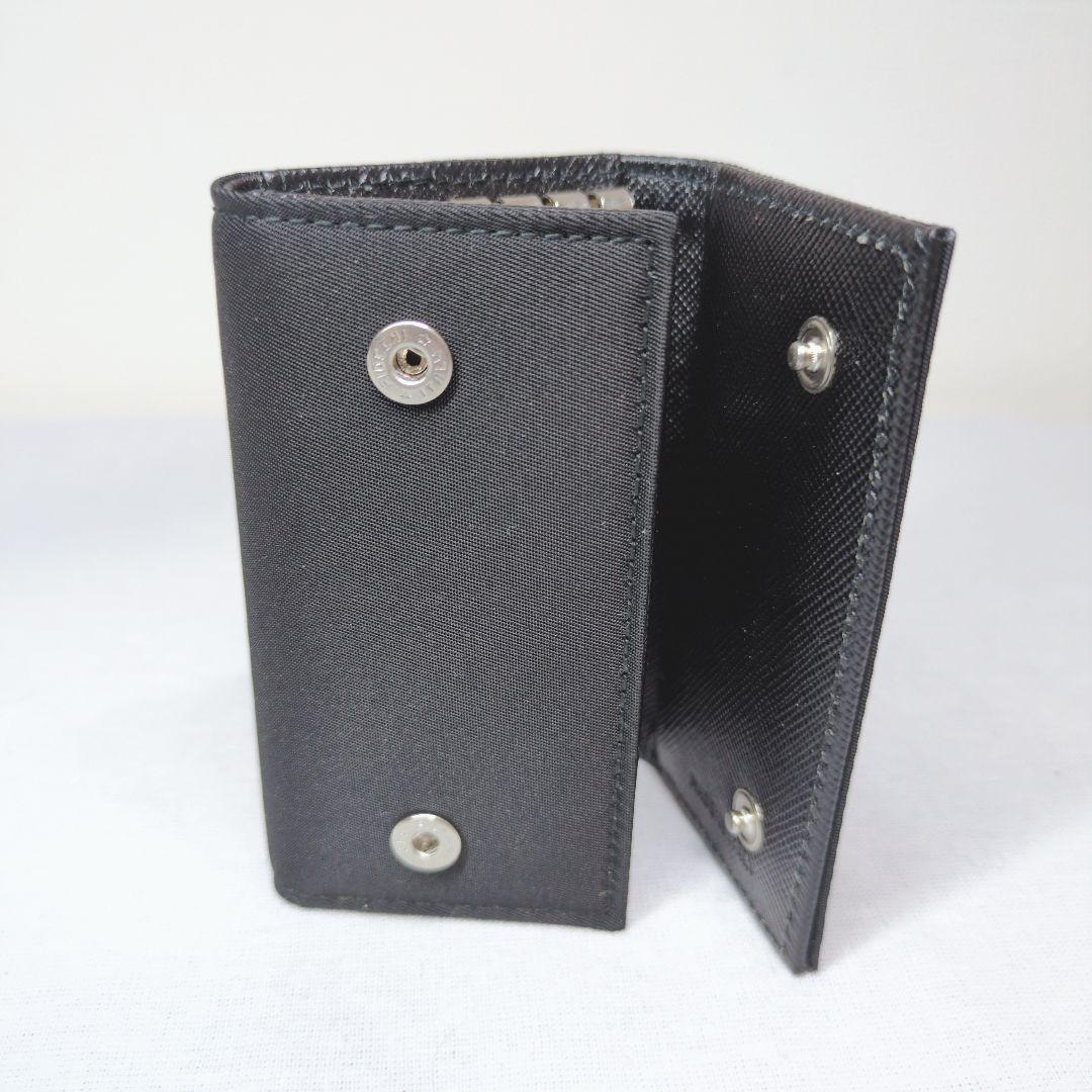 極美品 PRADA プラダ ブラック 6連キーケース テスート　即出荷