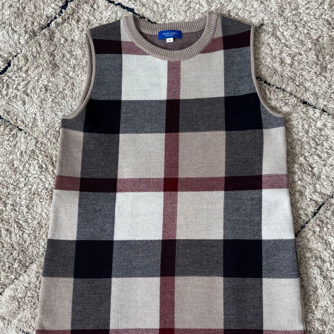 【タグ付き✨】ブルーレーベルクレストブリッジ　セットアップ　ワンピース　ニット