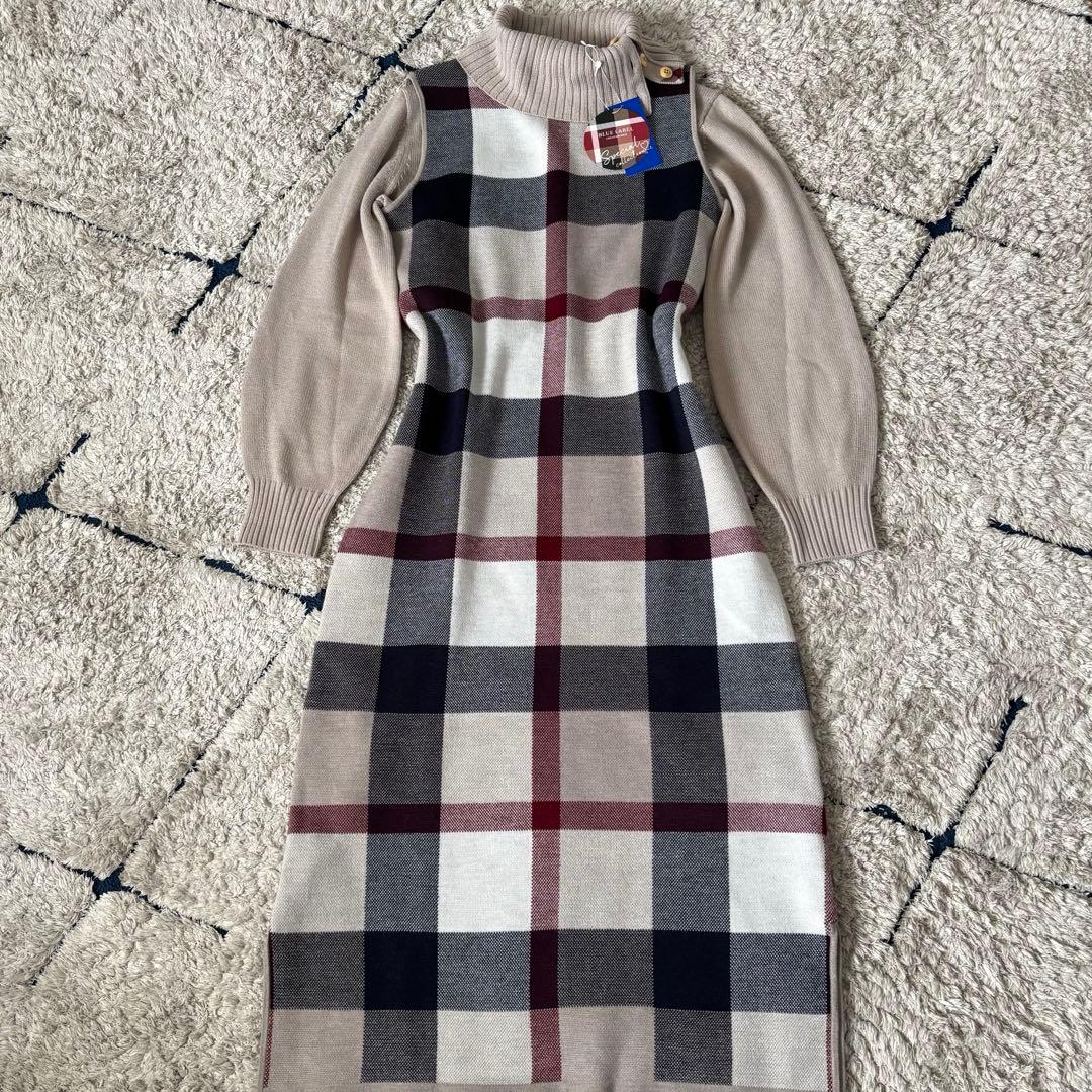 【タグ付き✨】ブルーレーベルクレストブリッジ　セットアップ　ワンピース　ニット