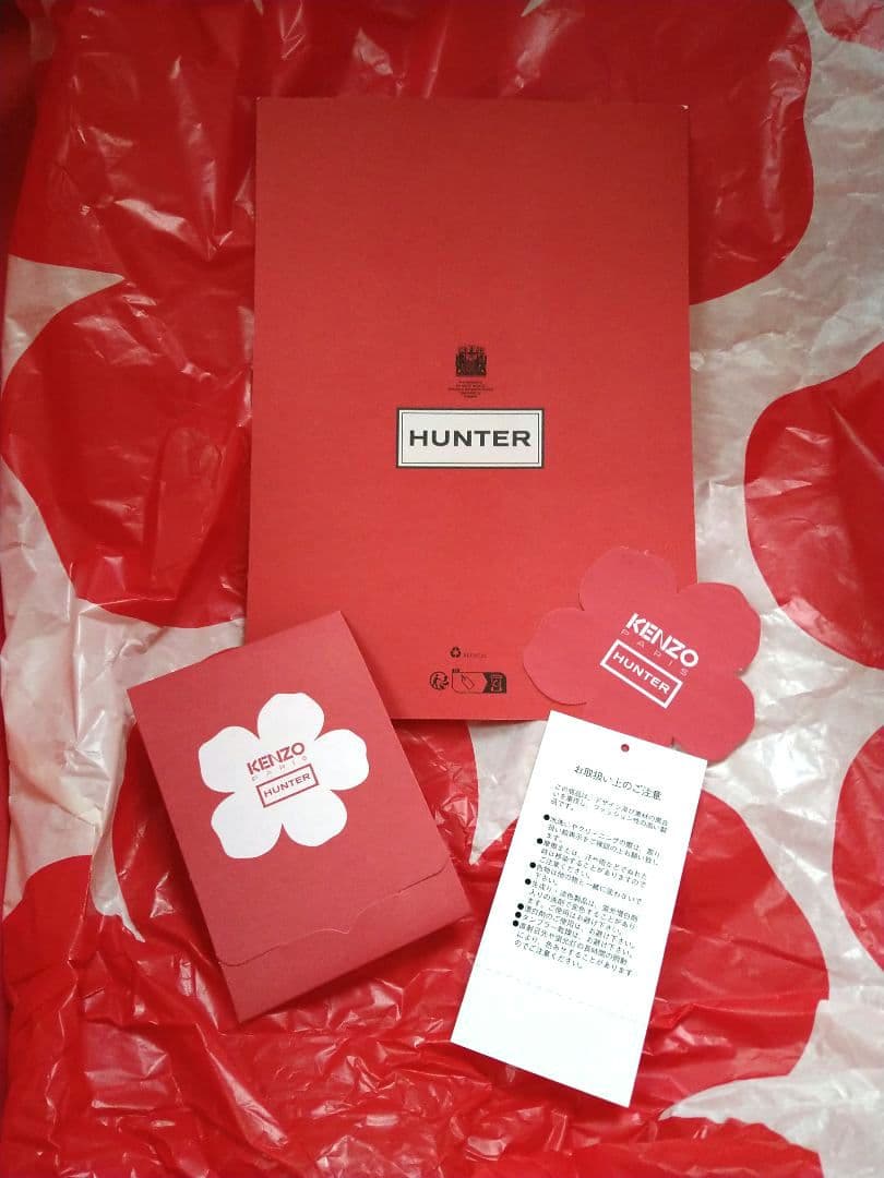 新品未使用 正規代理店品【KENZO×HUNTER】オリジナルウェリントンブーツ