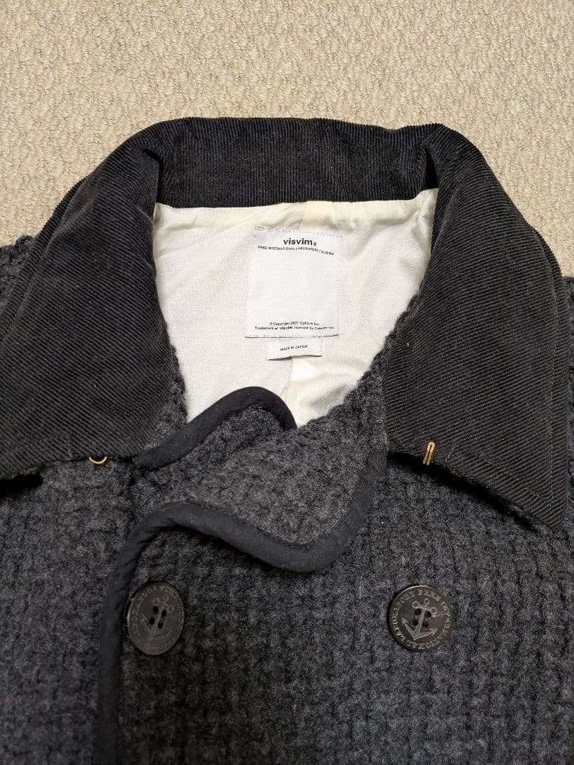 週末限定ビズビム visvim ピーコート 3 iris SIX-FIVE