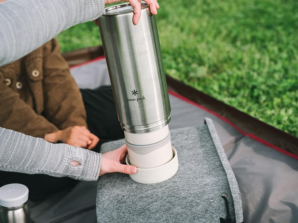 （新品） peak トバチ 3 グレー 蓋付き容器付き