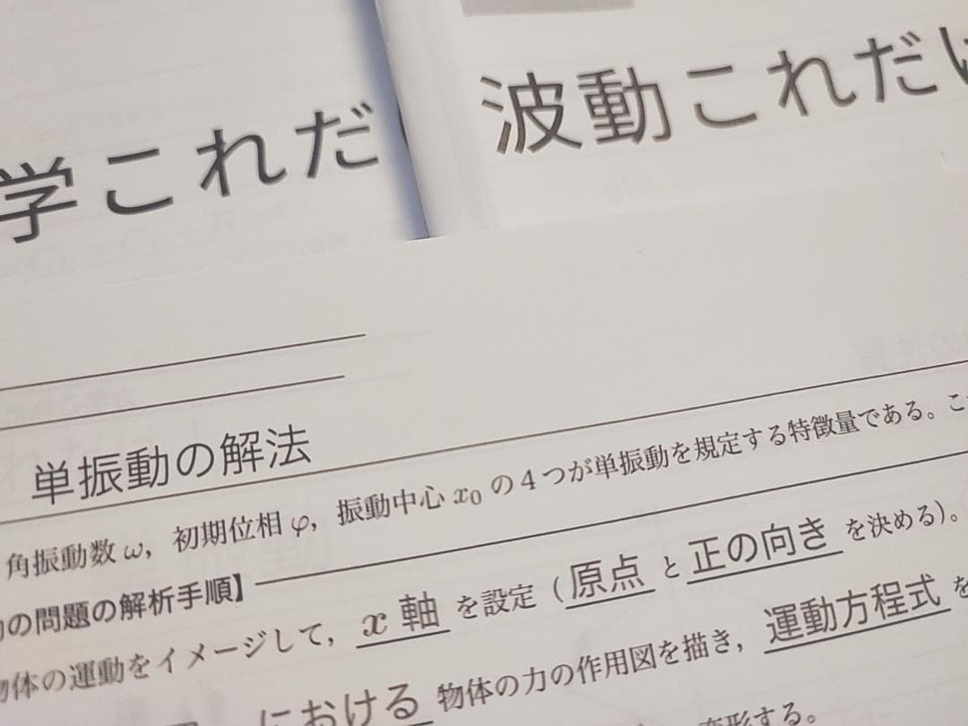 鉄緑会の高3物理上位クラスによる物理これだけ！フルセット　駿台　河合塾　東進