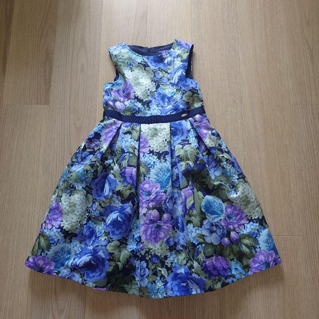 アナスイミニ 花柄ノースリーブワンピース L