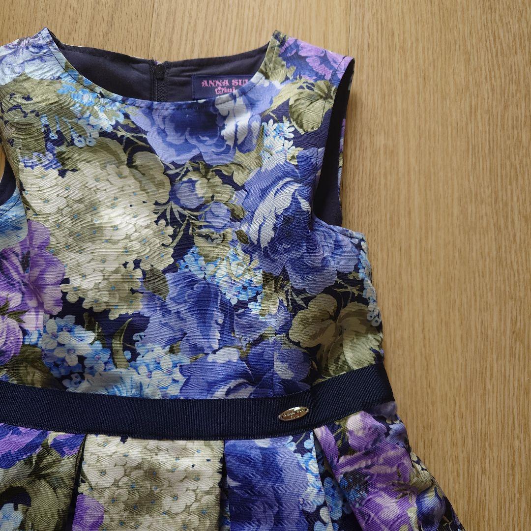 アナスイミニ 花柄ノースリーブワンピース L