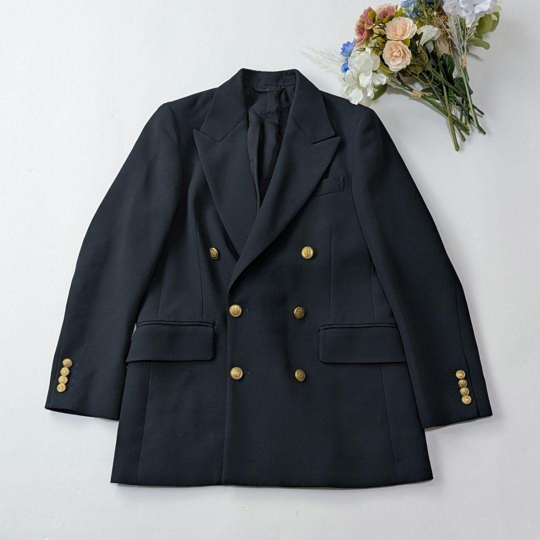 おしゃれ♪極美品 B&Y　ARROWS　テーラードジャケット　紺ブレ　金ボタン