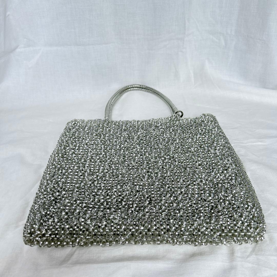 人気カラー　アンテプリマ　スタンダードスクエア　ラージ　シルバー　インナーバッグ