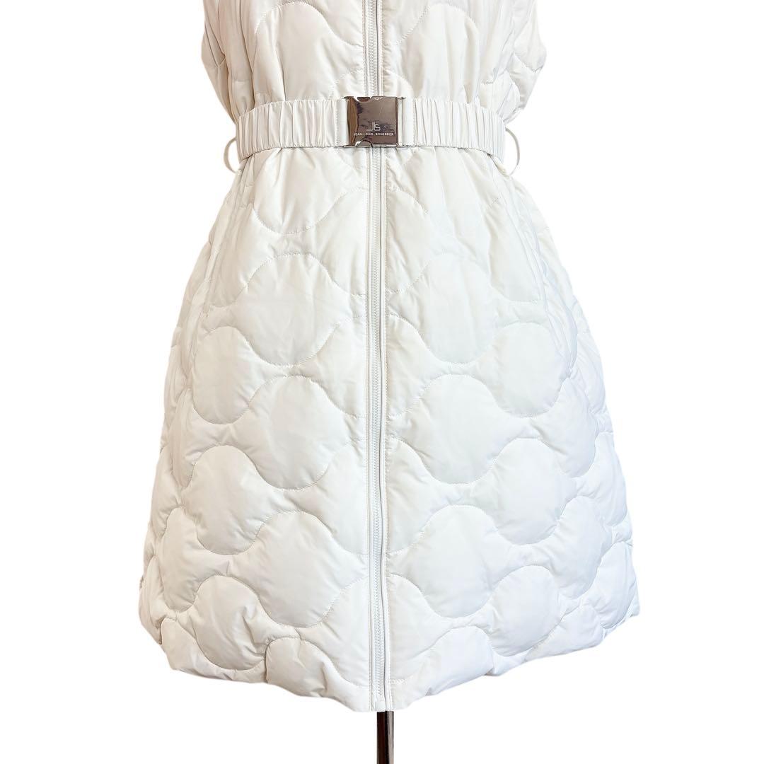 タグ付き ジャンルイシェレル 高級 ダウンジャケット ブルーフォックスファー