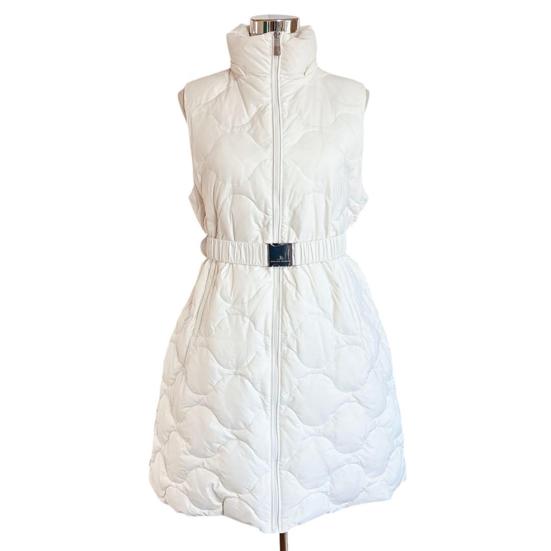 タグ付き ジャンルイシェレル 高級 ダウンジャケット ブルーフォックスファー