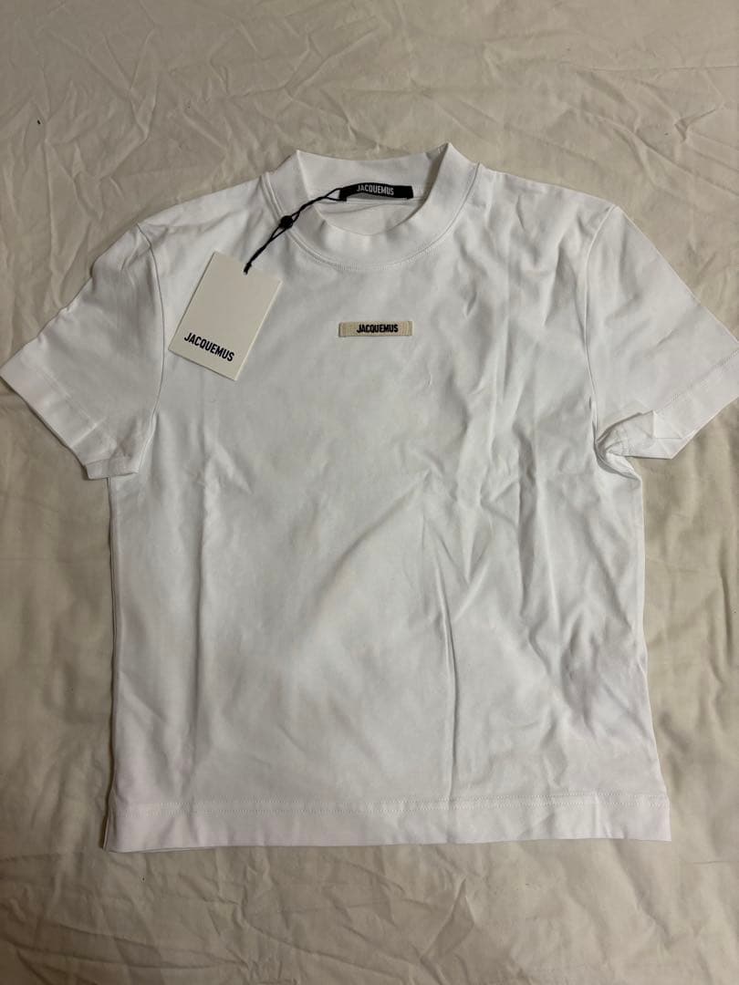 (*)様 新品未使用　jacquemus 白ロゴtシャツ
