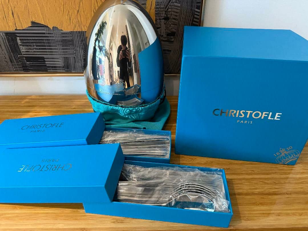 Christofle クリストフル MOOD カトラリー 24本 ケース付