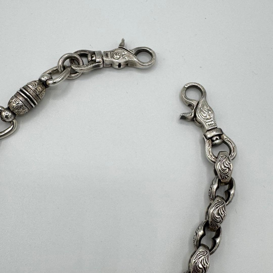 FUNNY ファニー SE-1 エングレーブ　ウォレットチェーン　シルバー