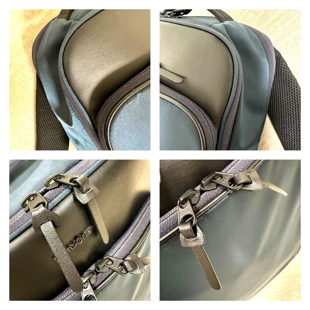 サムソナイト フライズライト2 エキスパンダブル リュック バックパック 紺 黒