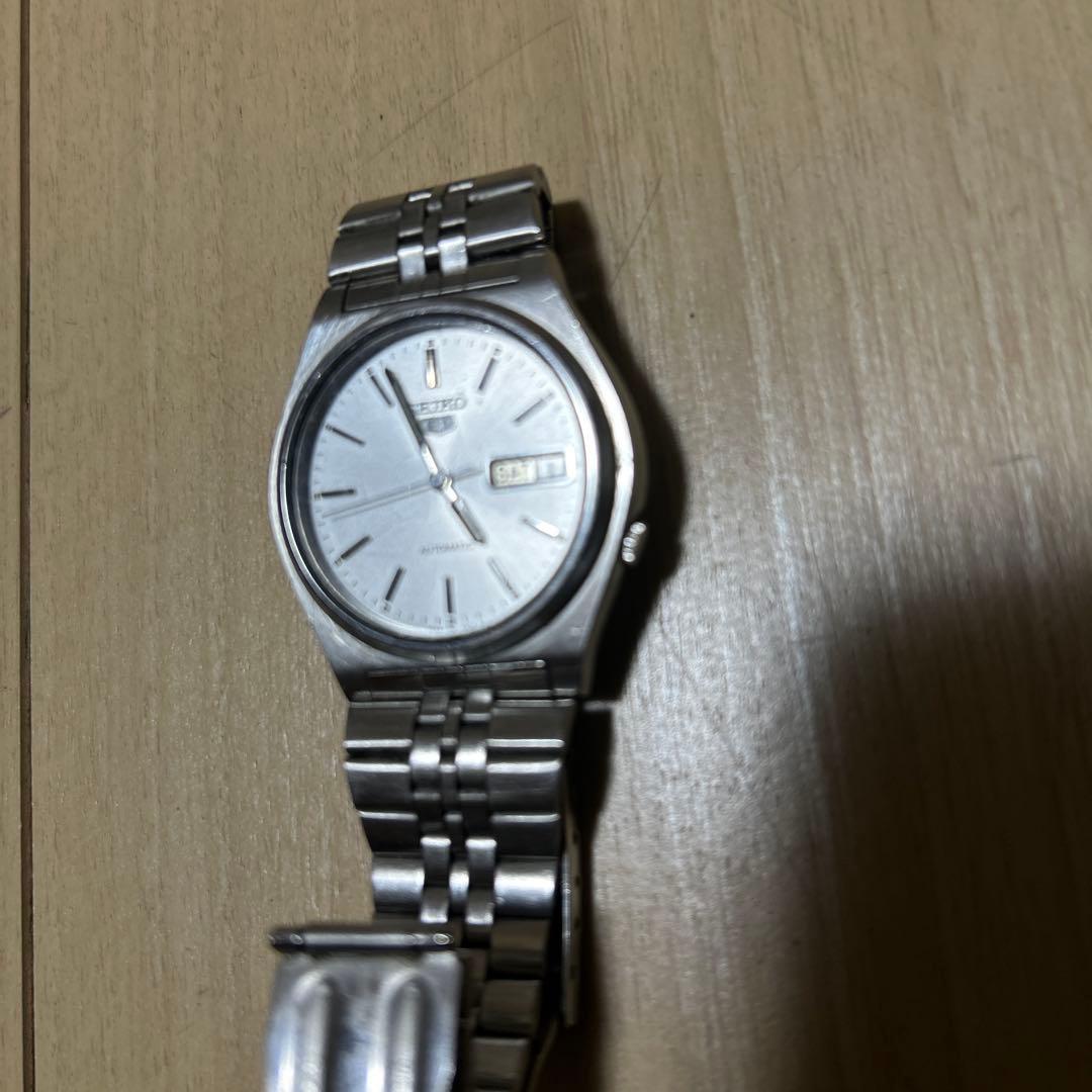 セイコー 自動巻き 腕時計 シルバー稼働品最終値下げ早い者勝ちです
