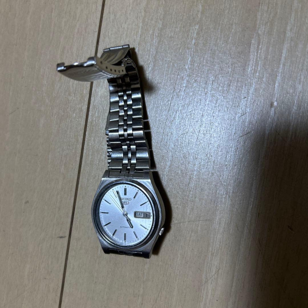 セイコー 自動巻き 腕時計 シルバー稼働品最終値下げ早い者勝ちです
