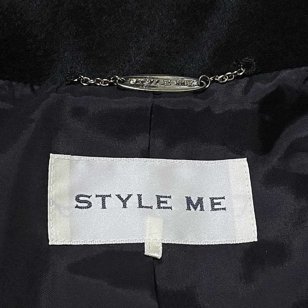 超美品！東京スタイル STYLE ME カシミヤ100%高級ベルテットコート 9