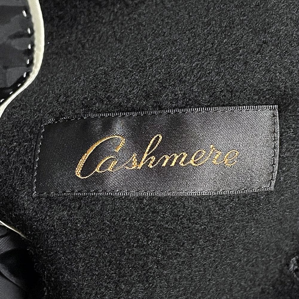 超美品！東京スタイル STYLE ME カシミヤ100%高級ベルテットコート 9