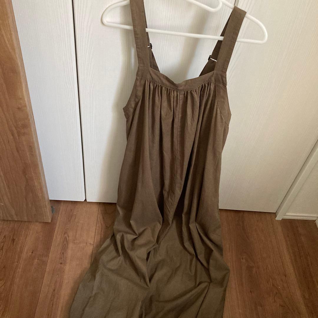 ジャーナルスタンダードレリューム　ギャザーサロペット　カーキ