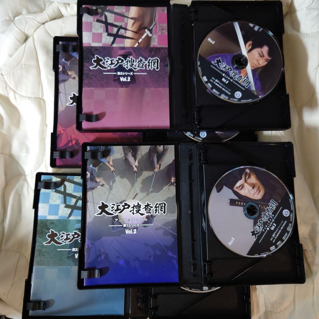 大江戸捜査網 第1、2シリーズ　DVDーBOX4巻セット