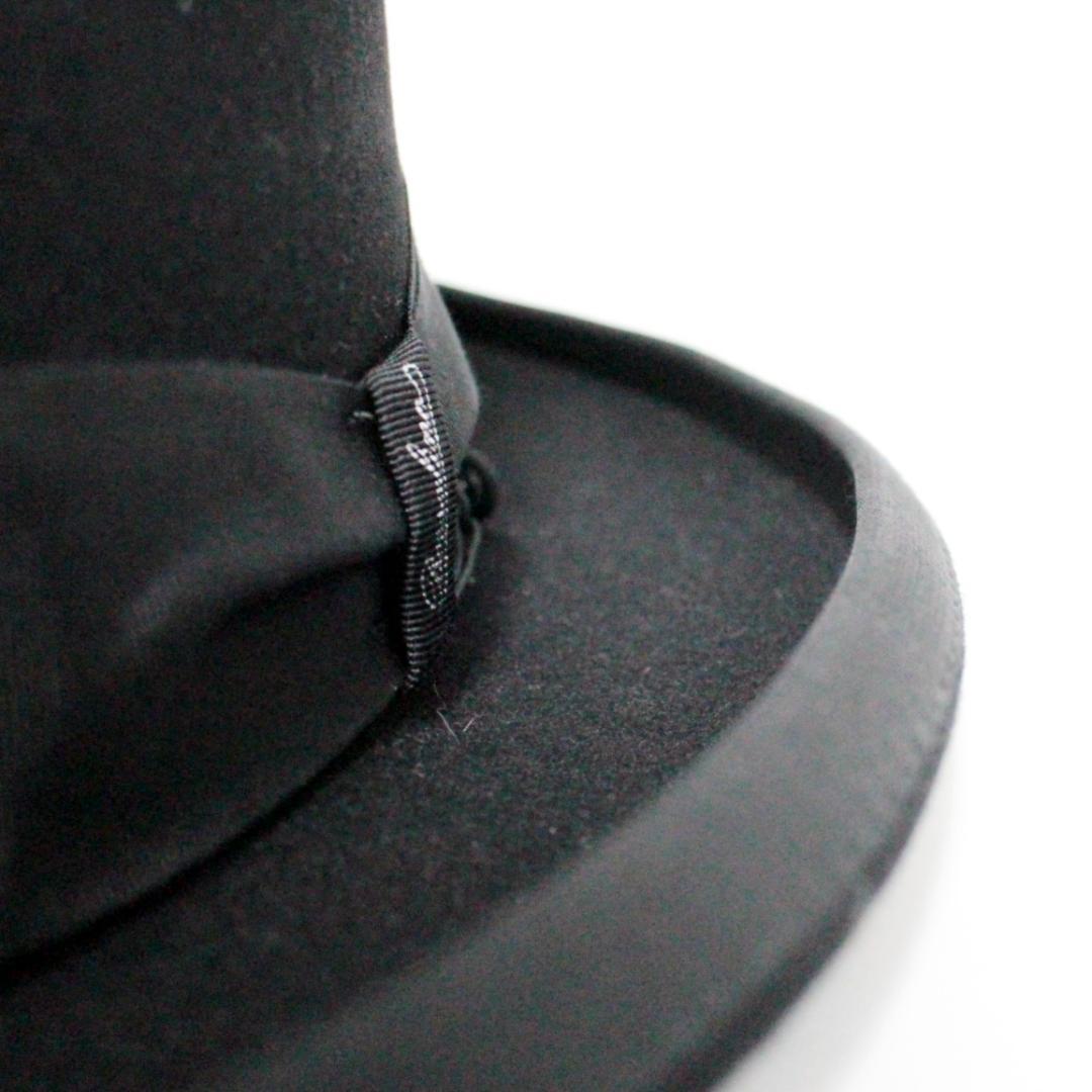 新品 ボルサリーノ 最高級繊維ビキューナ使用 ホンブルグフェルトハット 58（M