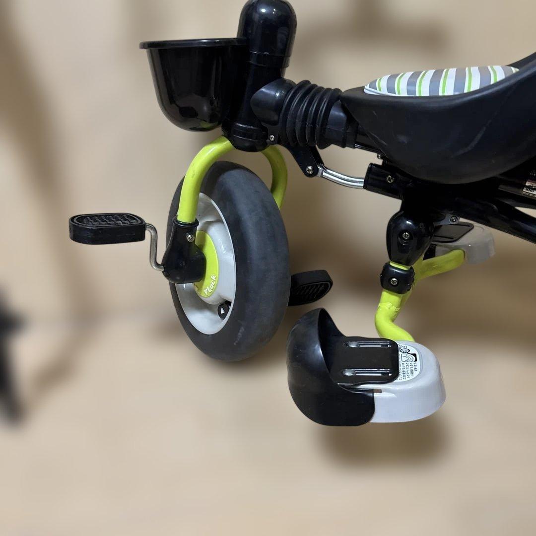 中古】 TOWN 三輪車 ブラック・グリーン　ides compo