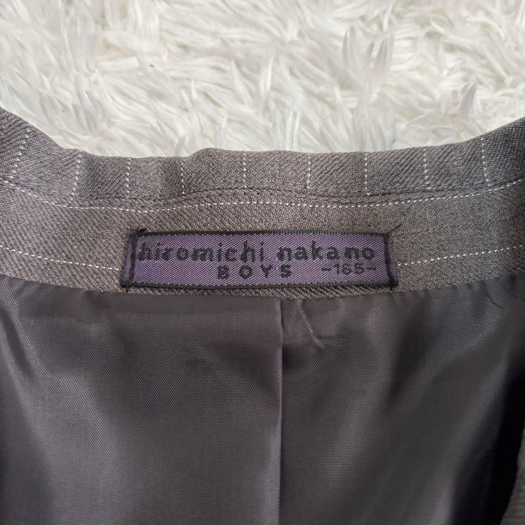 【フォーマル4点】ヒロミチナカノボーイズ 卒服 165 キッズ　グレー