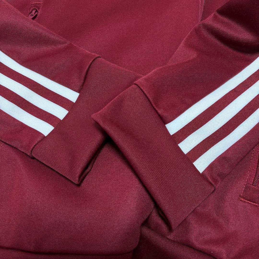 I219 美品✨adidas アディダス　ベッケンバウアー　ジャージ　ボルドー