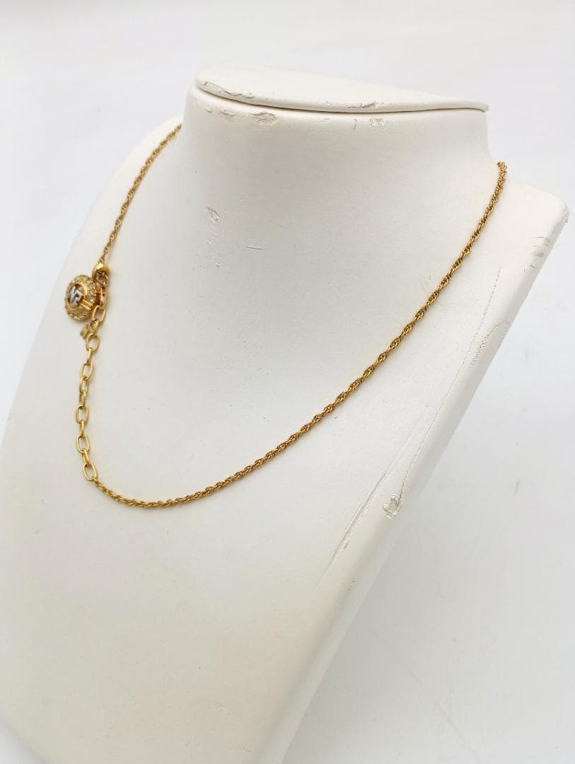 ニナリッチ　K18　刻印　ネックレス　ゴールド　NINA RICCI　美品