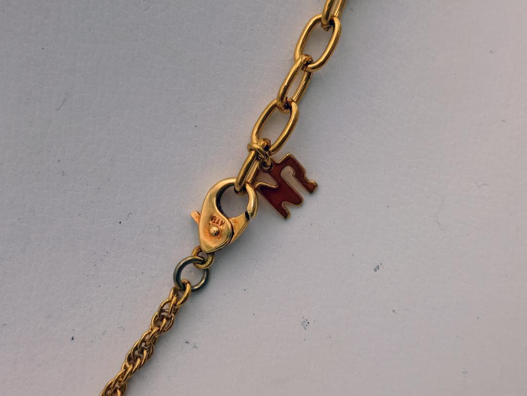 ニナリッチ　K18　刻印　ネックレス　ゴールド　NINA RICCI　美品