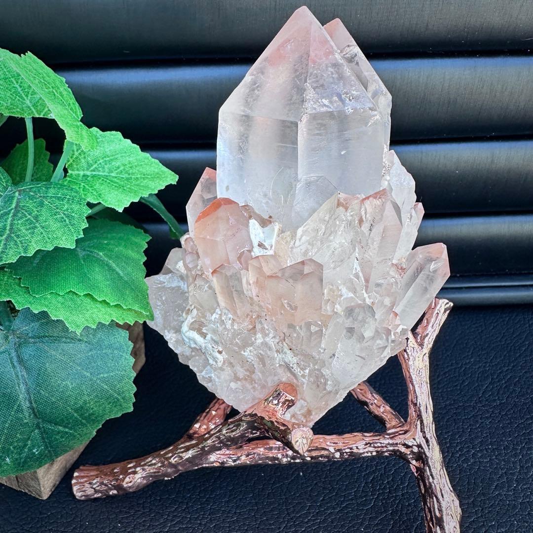 爆アレ❗️可愛いピンク♡超綺麗マダガスカル産パイナップルピンククラスターA1167