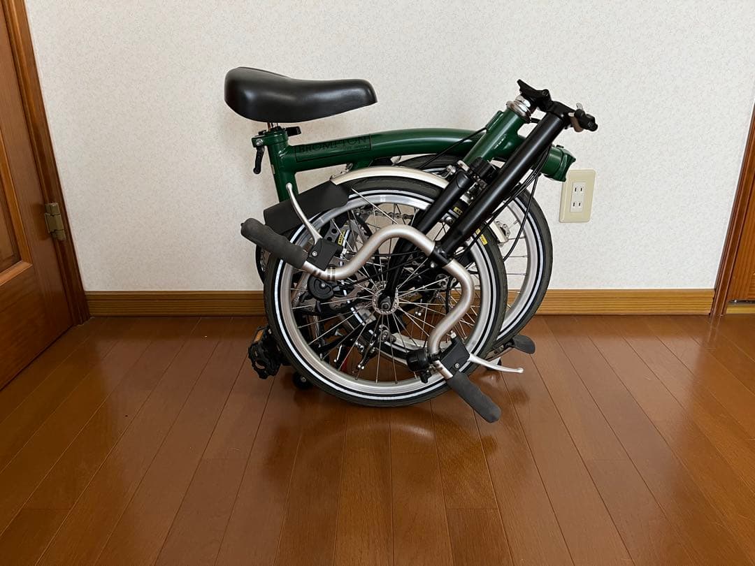 ブロンプトンM3L とカバー&サドルバッグ